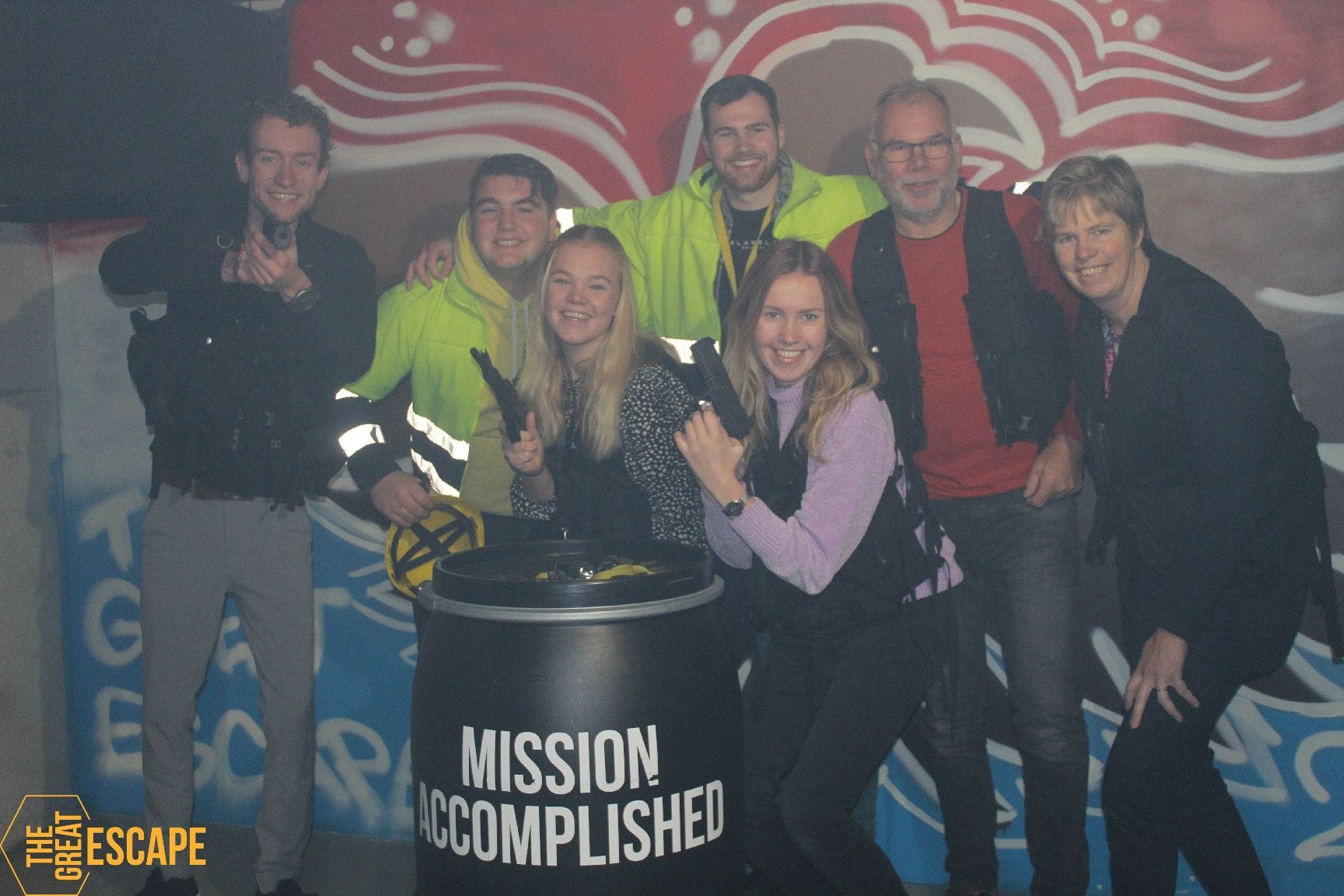 Familie achter Codekrakers escape rooms. Over ons